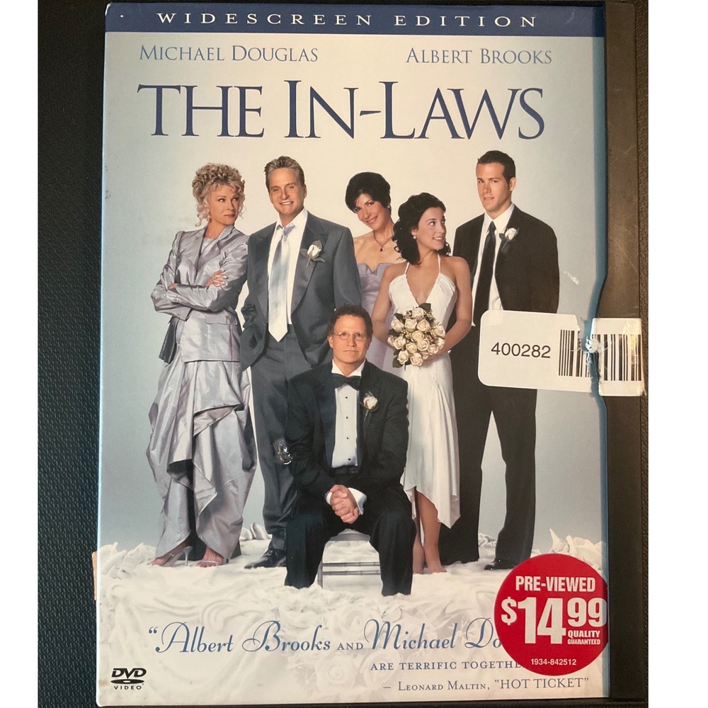 The In-Laws DVD 2003 Widescreen Michael Douglas Albert Brooks Ryan Reynolds PG13